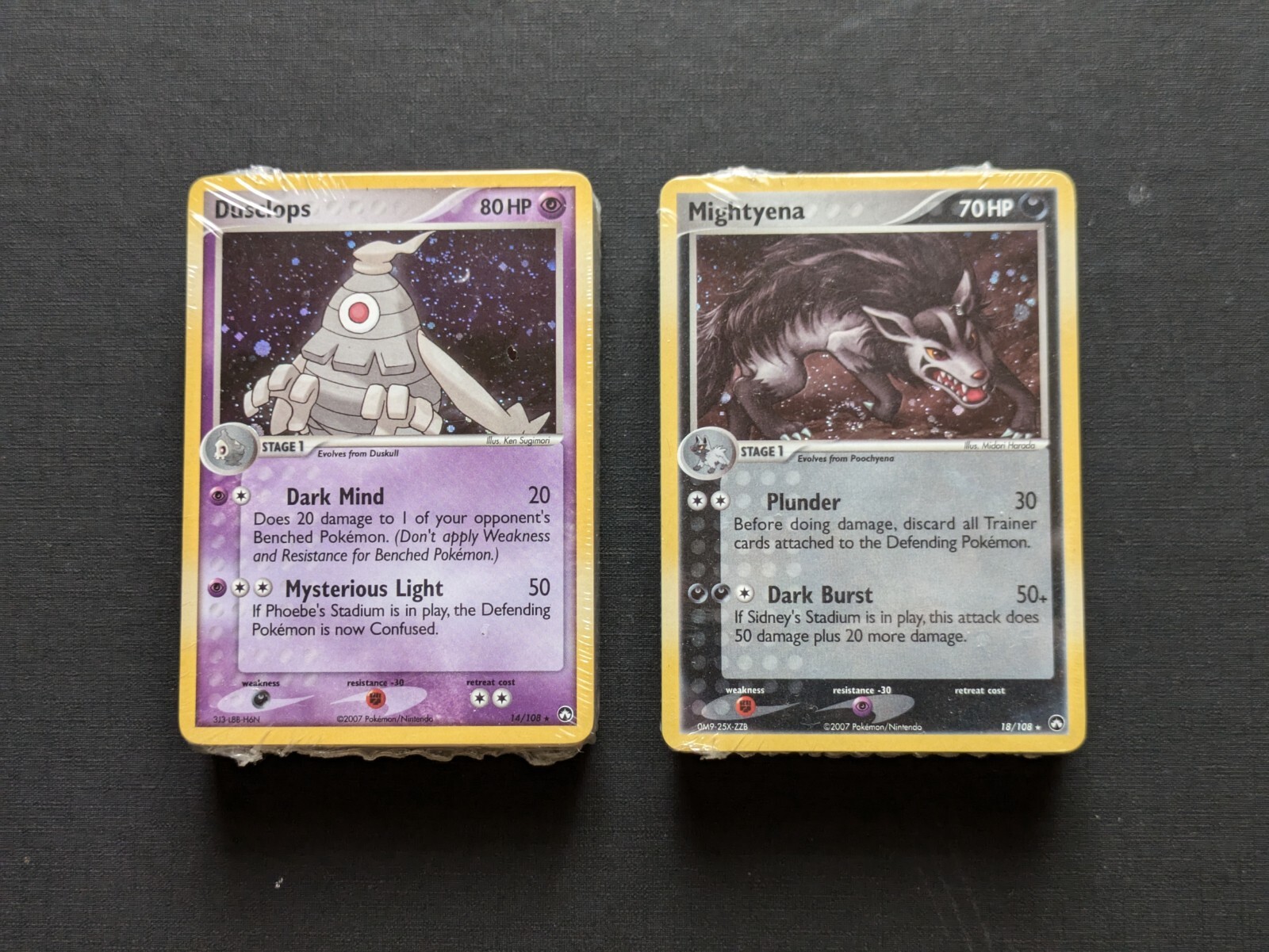 Theme Deck Pokemon • Ex Power Keepers Sealed, Mind Game + Dark Blast (Onlycards)