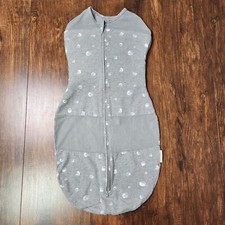 Happiest Baby Gray White Planet Moon Space Sleep Sack Unisex Infant Large 4-6 M