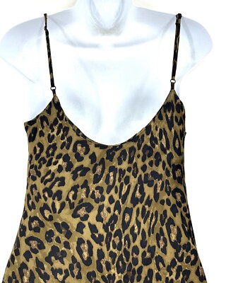 knee length dresses for ladies Leopard Cowl Neck Satin Slip Maxi Dress – Needs No Label