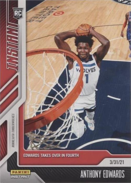 2020-21 Panini Instant - Anthony Edwards #132 - 1 of 2