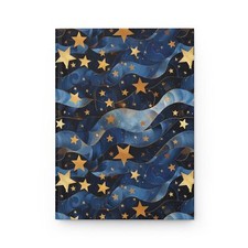 Stellar Night Sky Hardcover Journal - Celestial Notes