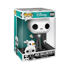 Funko Pop! Vinyl Jumbo 10 in: Disney - Jack Skellington with Zero (10 inch) #809