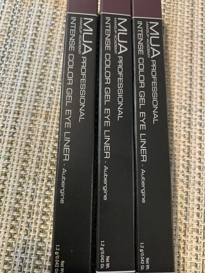 Lot of 3 MUA Professional Intense Color Gel Eye Liner Aubergine 1.2g NEW 350592 - Image 3 of 3