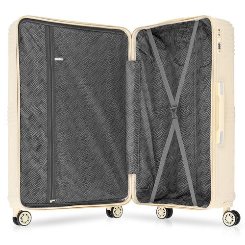 3 Pcs Luggage Set 20/24/28" ABS Hardside Travel Trolley Spinner Wheels Suitcase - Picture 7 of 12