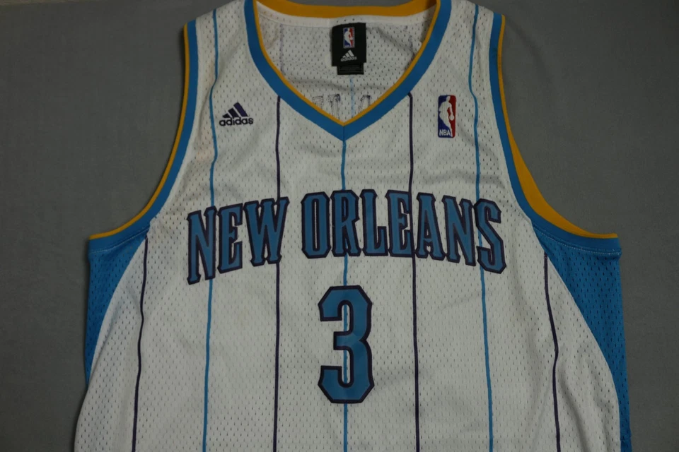 Vintage Adidas Chirs Paul New Orleans Hornets Jersey Mens XL Authentic Swingman - Image 2 of 4