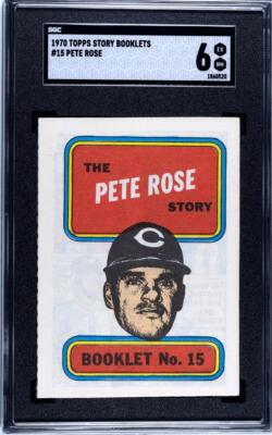 1970 TOPPS BASEBALL PETE ROSE STORY BOOKLETS #15 SGC 6 EX NM
