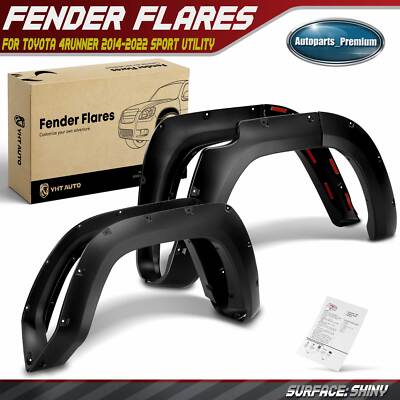 4Pcs Front & Rear Pocket Style Fender Flares for Toyota 4Runner 2014-2022 SUV