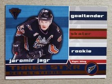 2001-02 Pacific Titanium Three Star Selections Jaromir Jagr #20 Capitals
