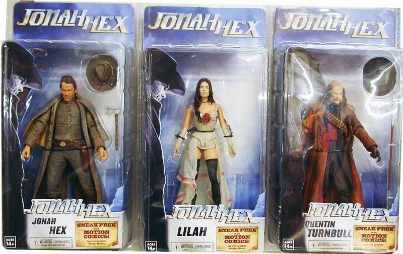 Jonah Hex - Set de 3 figurines Neca Jonah Hex, violah et Quentin Turnbull Jonah Hex - Set de 3 figurines Neca Jonah Hex, violah et Quentin Turnbull