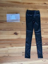 Balera ML9756 black metallic dance leggings size MC