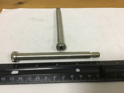Qty (2) Precision 3/8'' X 3 3/4'' Long Stainless Shoulder Screws