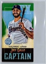 2021 Topps Gypsy Queen Captains Minis Green /99 Joey Gallo #CM-JG
