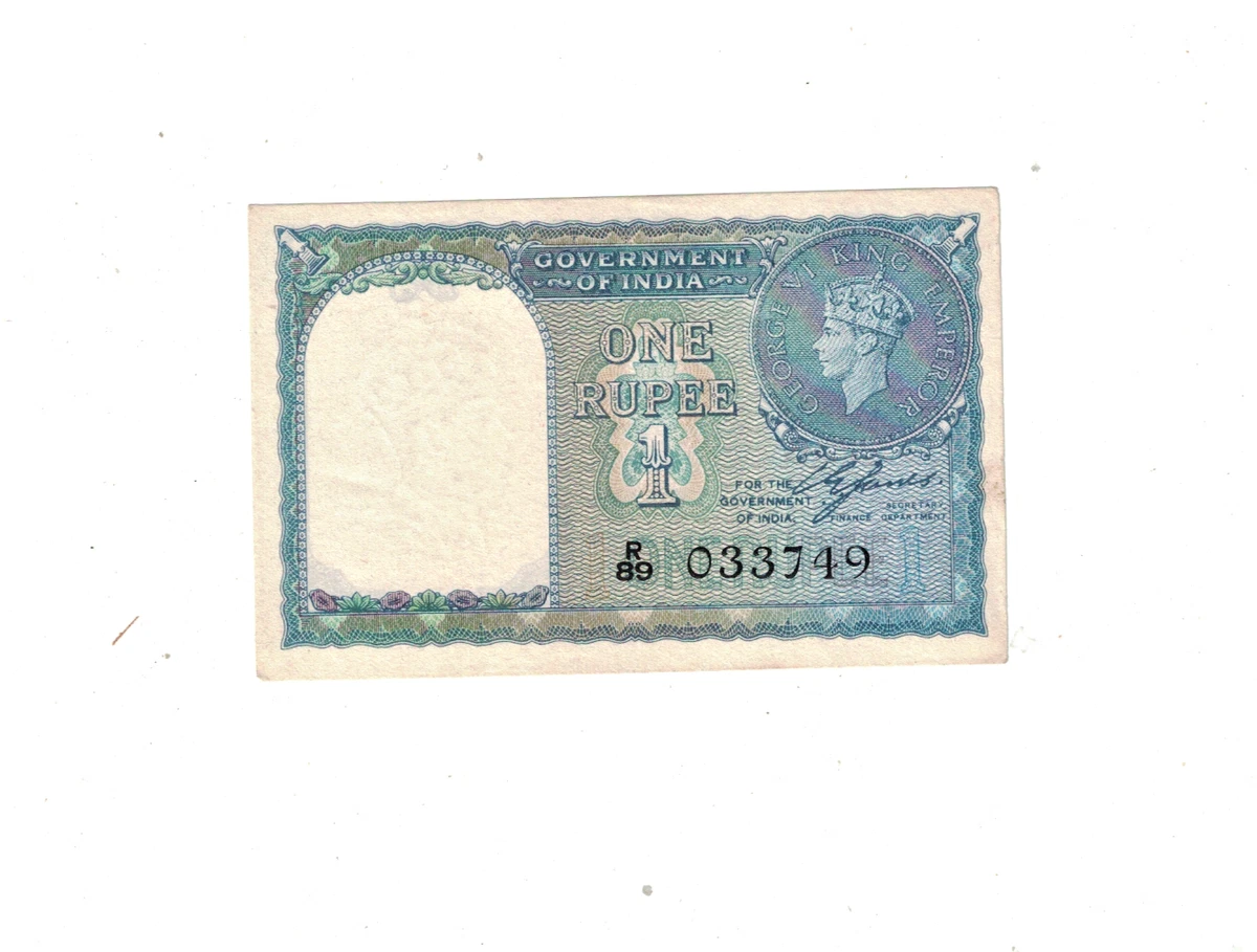 1940 India Rupee In Indian Paper Money for sale | eBay