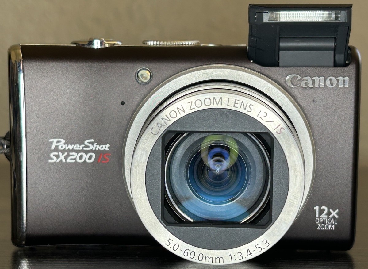 TESTED* Canon PowerShot SX200 IS 12.1 MP 12x Zoom Digital Black