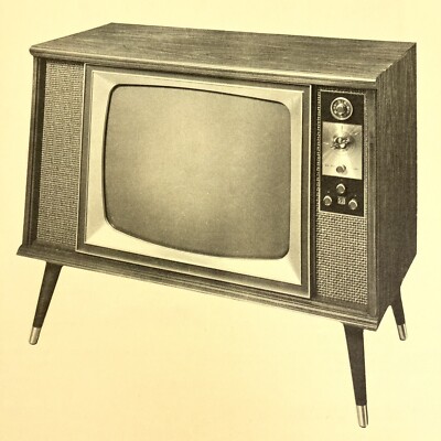 1965 Penncrest TV 4370A-48 Wire Schematic Service Manual Sam's Photofact Vintage