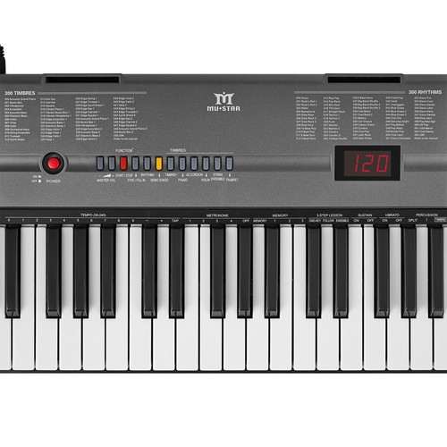 MUSTAR 61 Key Keyboard Piano für Anfänger, Digital Piano mit Leuchttasten - Bild 12 von 13