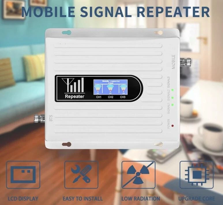 Handy Signalverstärker Tri-Band 2G/3G/4G LTE Booster Repeater Intelligentes Kit- - Bild 2 von 4