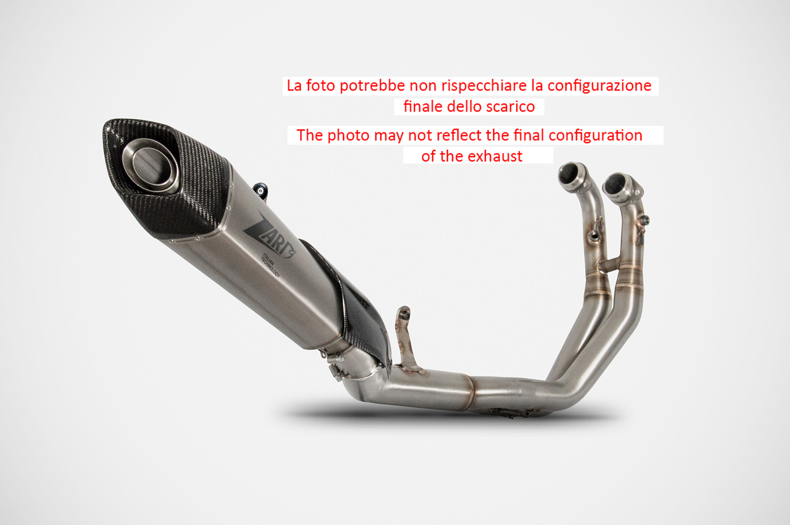 COMPLETE EXHAUST ZARD RACING TITANIUMCARBON+HEAT SHIELD APRILIA TUONO
