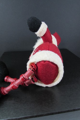 Vintage antik primitiv handgenäht Volkskunst Weihnachtsmann Regal Sitter Puppe 17" - Bild 11 von 11