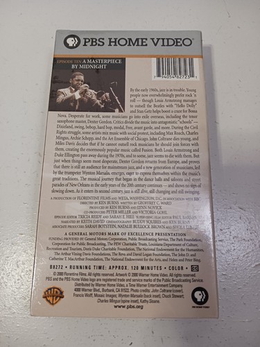 Jazz Film By Ken Burns Episode Ten A Masterpiece By Midnight PBS Video VHS Tape - Picture 2 of 2