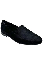 Vionic Women's Willa Leather Slip On Loafer Black Shimmer