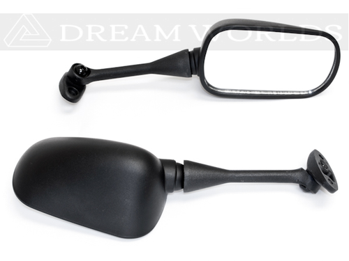 New Black Rearview Mirrors For Honda CBR600RR CBR250R CBR350R CBR500R CBR1000RR - Picture 2 of 6