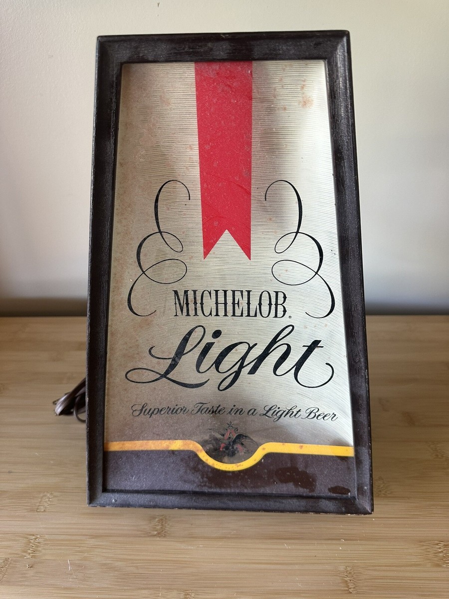 Vintage Michelob Beer Lighted (パブミラー) RARE Vintage MICHELOB