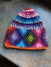 Peruvian handmade chullo - hat - cap for women - warm - Acrylic Alpaca Wool