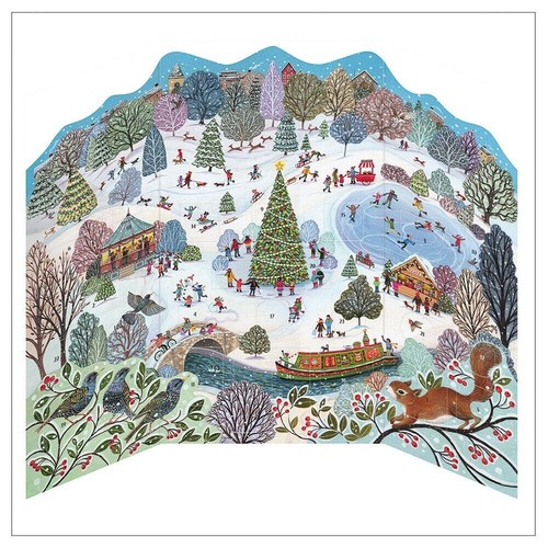3D GRAND ADVENT CALENDAR Winter Park COUNTRYSIDE Caltime Advent 