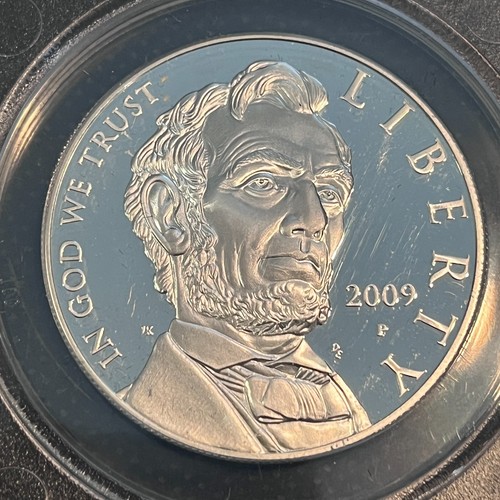 2009 P LINCOLN BICENTENNIAL COMMEMORATIVE $1 SILVER MS70 & PR70 2 COIN SET #13Y - Picture 9 of 15