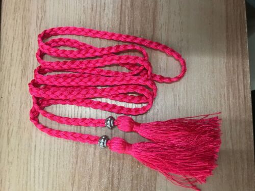 Accesorios de cintura delgada cinturón trenzado borla autocorbata para mujer Bohemia - Imagen 8 de 43