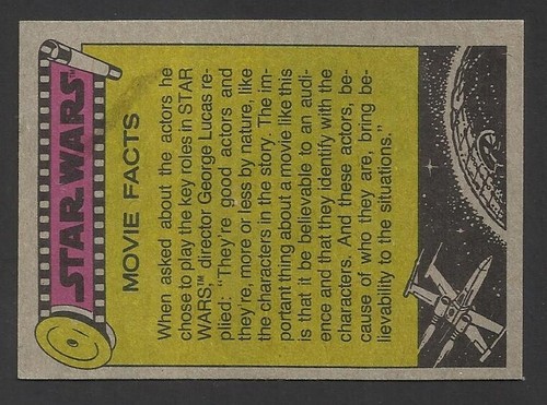 (CB7) LUKE JOINS BEN #28 CARD star wars 1977 Topps trading cards US ISSUE BLUE - Picture 2 of 2