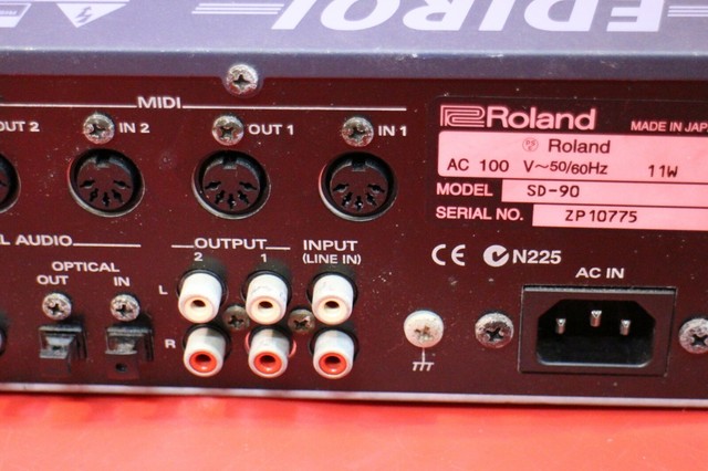 Roland Edirol Sd 90 Studio Canvas Midi Sound Module U299 For Sale Online Ebay