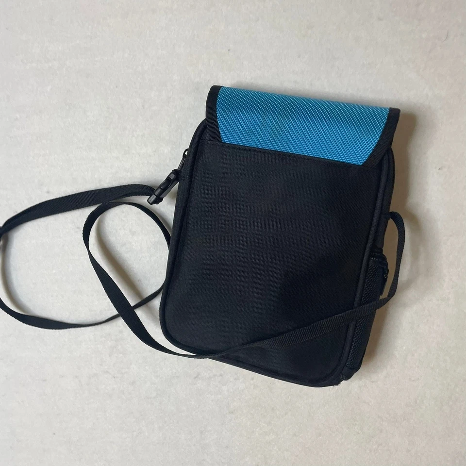 Nintendo DS Blue/Black Crossbody Messenger Bag System Travel Case - Image 2 of 4