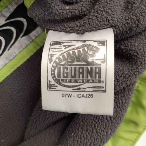 Iguana Aqua Trail Snow Boarding Waterproof Hooded Jacket S Small Ladies Green - Picture 16 of 24