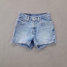 Jordache Vintage Y2K Light Wash Denim Shorts Women's Size 3/4 High Rise