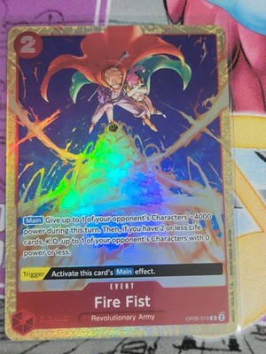 One Piece TCG Fire Fist OP05-019 Best Selection Vol. 2 Alt Art | eBay
