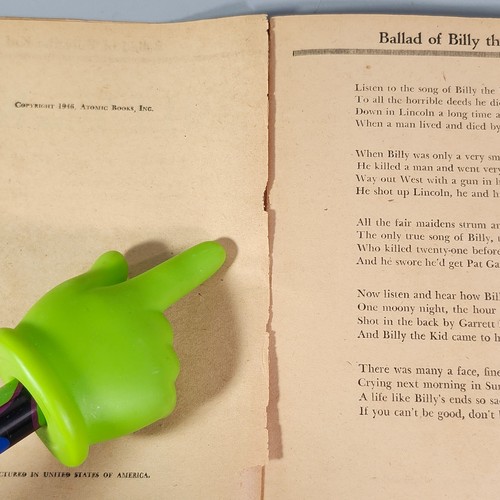 Billy The Kid The Outlaw by Pat Garrett 1946 MCM Atomic Books Children Paperback - Imagen 6 de 21