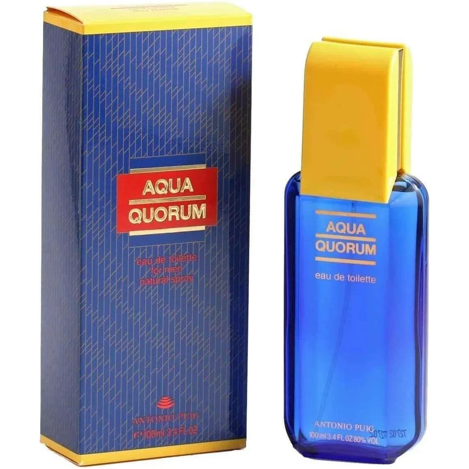 AQUA QUORUM by Antonio Puig Cologne 3.3 / 3.4 oz EDT For Men New in Box