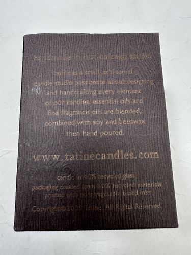 TATINE Vela Musgo Rastrero Jardín Bosque Infusiones 6 OZ Vidrio Verde Nuevo en Caja NUEVO - Imagen 4 de 7