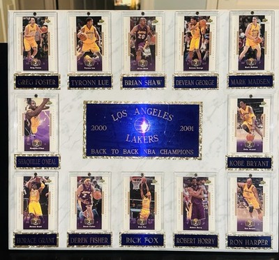 Back To Back NBA Champs LA lakers 12 Cards