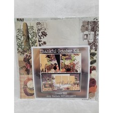 Scrapbook Kit 12x12 Thankful Scrapbook pages Fall Bundle NEW