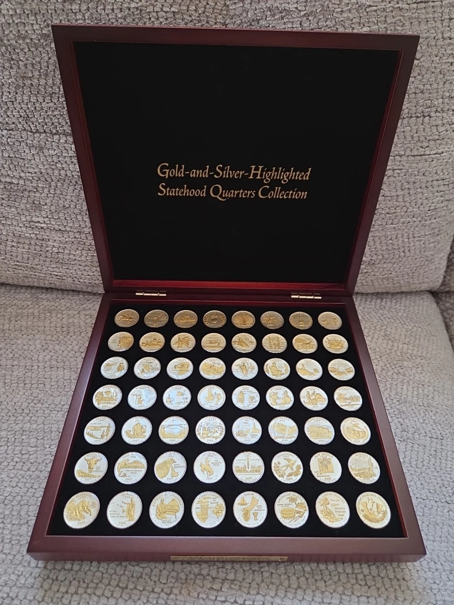 U.S. Mint Silver 50 State Set US State Quarters (1999-2008) for