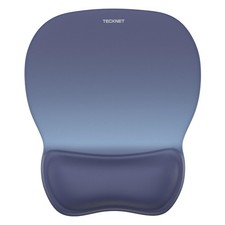 TECKNET Gel Mouse Pad with Wrist Rest, 10L x 8W inches, Gradient Color