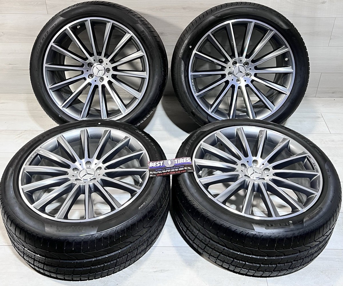 Mercedes Gle 43 coupe 22” inch staggered wheels rims Pirelli PZero