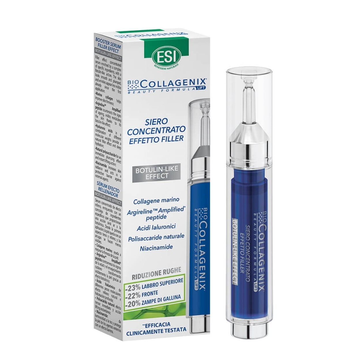 Trattamento Filler ESI Biocollagenix 3 Pezzi - Rigenerazione Viso