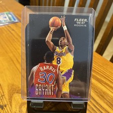 1996 Fleer Kobe Bryant Rookie Card #203. rookie card picture