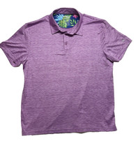 Birdie Bound Novelty Print Golf Polo Shirt, Men's Size XL