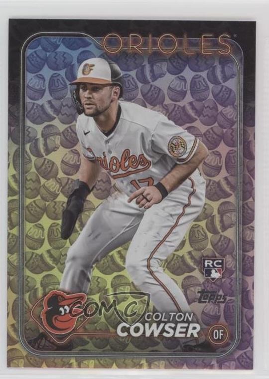 2024 Topps Series 1 Eggs Colton Cowser #257 0c7p