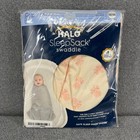 HALO SleepSack Swaddle Newborn Baby Sleep Sack 0-3 Months NB NN Beige Rose Print